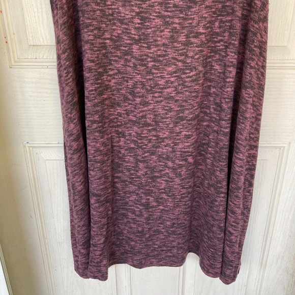 Gilli Dress Sz 1X Plus Shortsleeve Heathered Maroon Red Fall Autumn Womens Fall - Picture 3 of 8